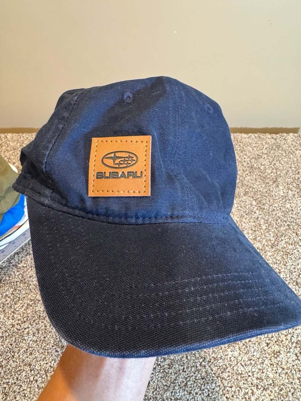Carhartt Subaru Hat Navy Blue Adjustable Cap